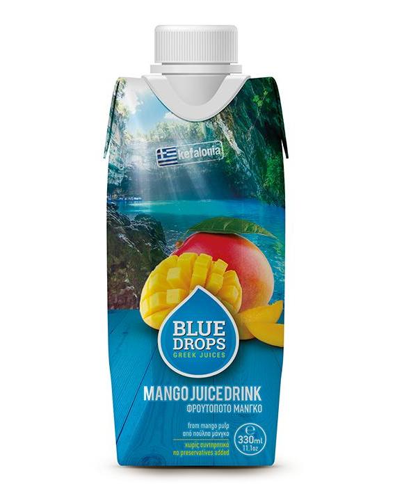 蓝依洛BlueDrops芒果汁(330ml)(图1)