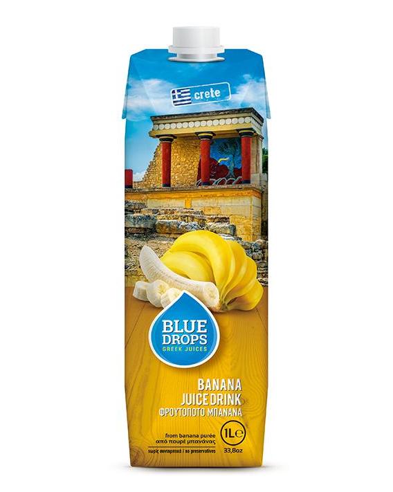 蓝依洛BlueDrops香蕉果汁饮料(1L)(图1)